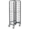 . Carrito de limpieza esmaltado EAIS para 12 bandejas