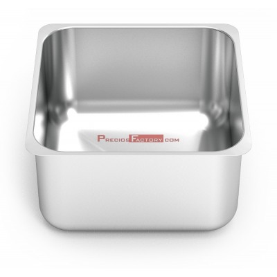 Fregadero para soldar a mesa de 400x400x250 mm.