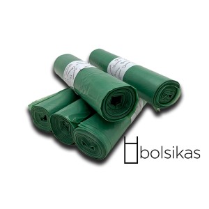 Bolsa de basura 58x100 cm verde