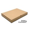 Caja pizza kraft 40x40x4 cm