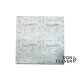 Mantel 100x100 papel decorado marino