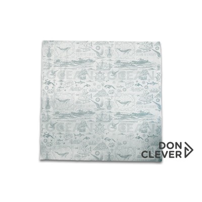 Mantel 100x100 papel decorado marino