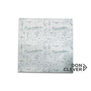 Mantel 100x100 papel decorado marino