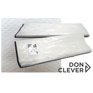 Mantel 100x100 papel blanco embolsado