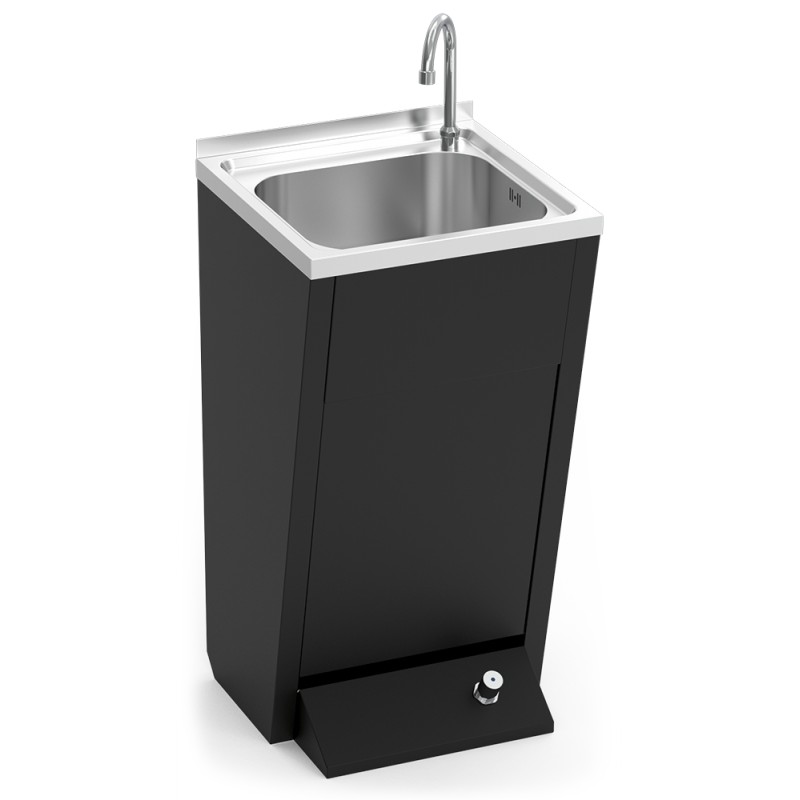 Lavamanos registrable con pedestal Serie Black