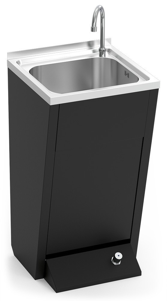 Lavamanos registrable con pedestal Serie Black