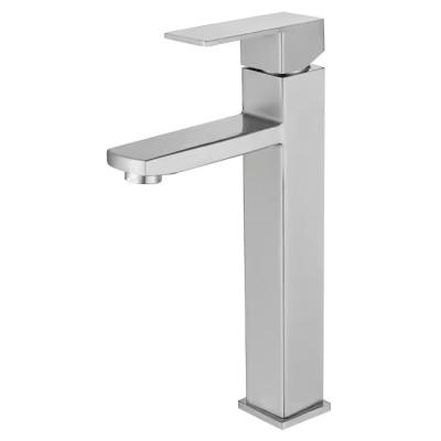 Grifo lavabo alto inoxidable Serie Merak LX