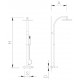 Conjunto de ducha inoxidable Serie Merak LX