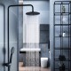 Conjunto de ducha inoxidable Serie Vega BK