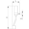 Grifo electronico temporizado para urinario