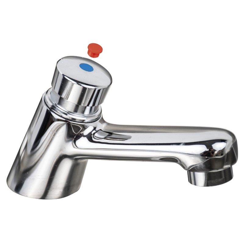 Grifo temporizado para lavabo de un agua 1/2