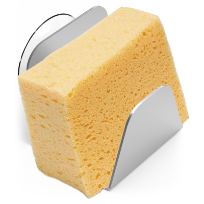 Soporte de esponjas para fregadero en acero inoxidable