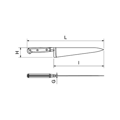 Cuchillo profesional para sushi