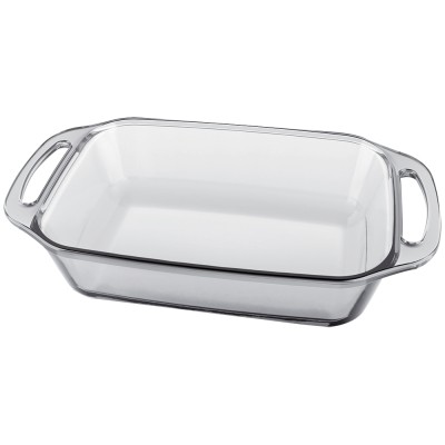 Bandeja para horno rectangular de cristal 3,5 lts