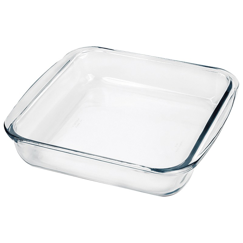 Bandeja para horno cuadrada de cristal 1,1 lts