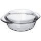 Cacerola ovalada de cristal 2,3 lts