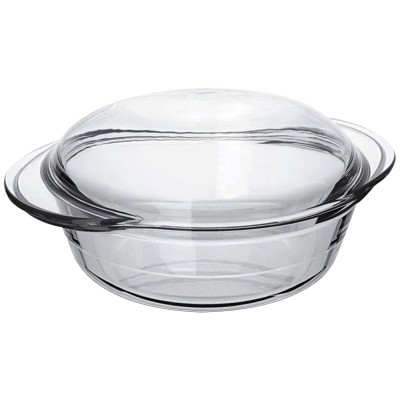 Cacerola ovalada de cristal 2,3 lts