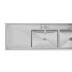 Fregadero de acero inox Vogue 2400 x 600mm u910