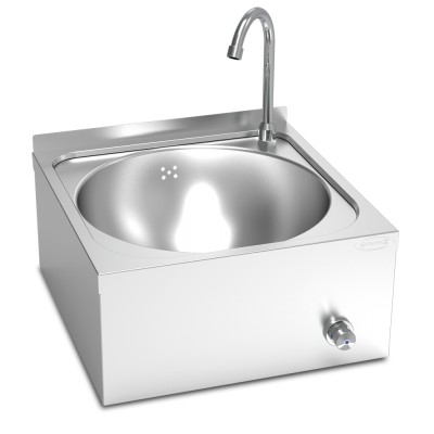 Lavamanos mural de rodilla agua fría y caliente