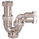 Sifón de PVC acabado cromado 1 1/2"