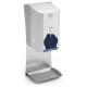 Dispensador acero inox de gel hidroalcohólico de pared