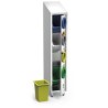 Contenedor de reciclaje vertical 370x480x2010 mm