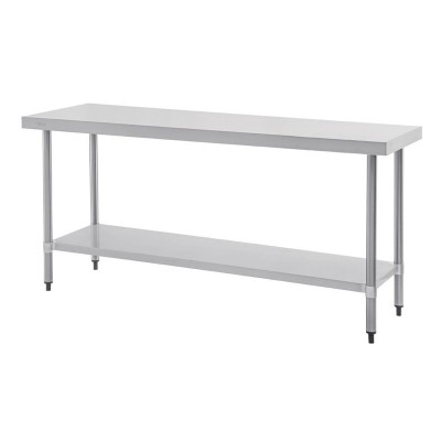 Mesa de trabajo de acero inoxidable Vogue 1800mm t378
