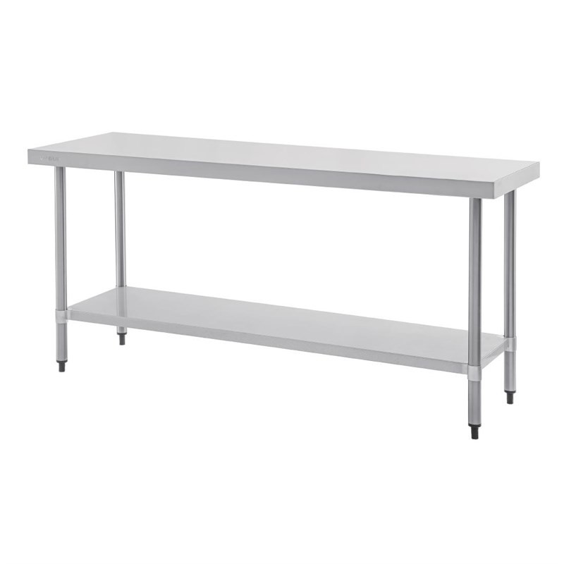 Mesa de trabajo de acero inoxidable Vogue 1800mm t378