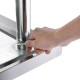 Mesa de trabajo de acero inoxidable Vogue 1800mm t378