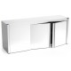 Armario inox de esquina izquierda con puertas abatibles 1075x340x660 mm