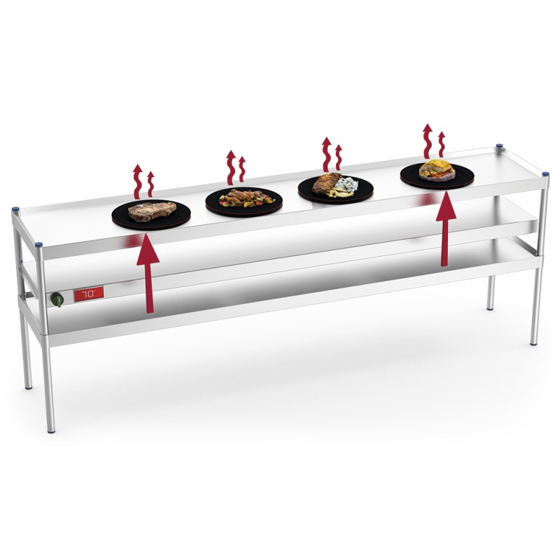 Kit para calentar estante de sobremesa de 991 mm