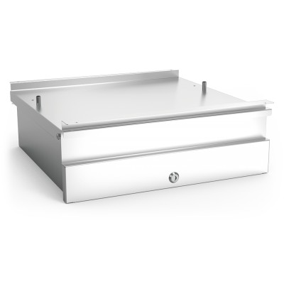 Cajón acero inoxidable para acoplar a mesa