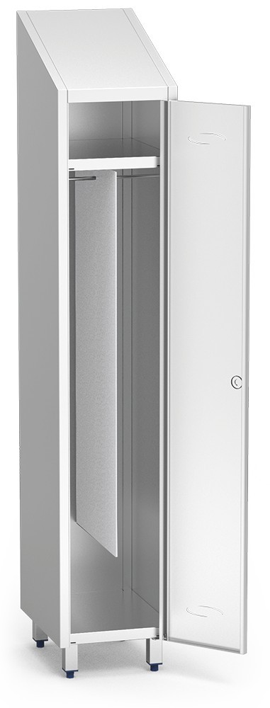 Separador vertical para taquilla acero inox 450x3x1180 mm