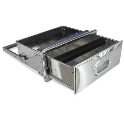 Cajón inox con accesorio café a acoplar