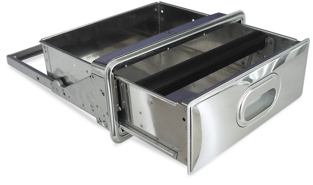 Cajón inox con accesorio café a acoplar