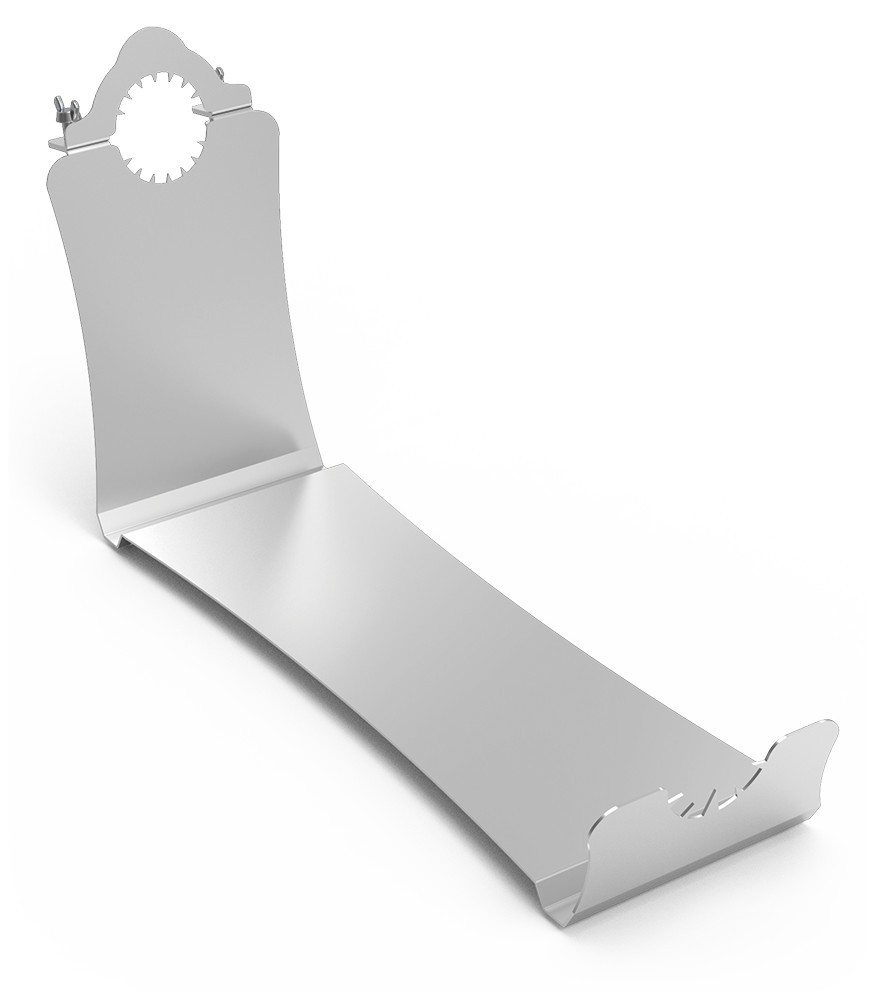 Portajamones en acero inoxidable 510x144x270 mm.