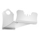 Portajamones en acero inoxidable 510x144x270 mm