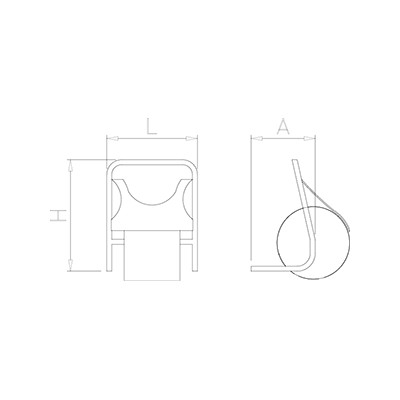 Dispensador bobina industrial mural para colgar