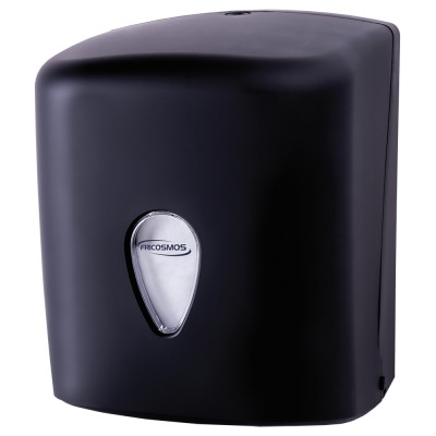 Dispensador de papel mecha negro mate. Serie Black