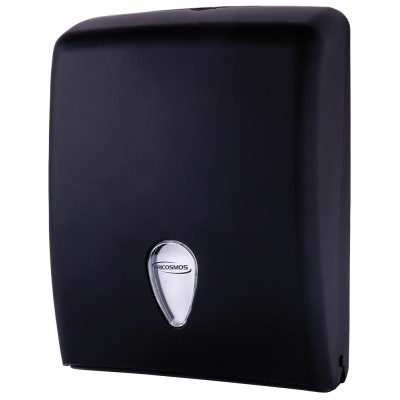 Dispensador de toallas Z negro mate 600 serv. Serie Black