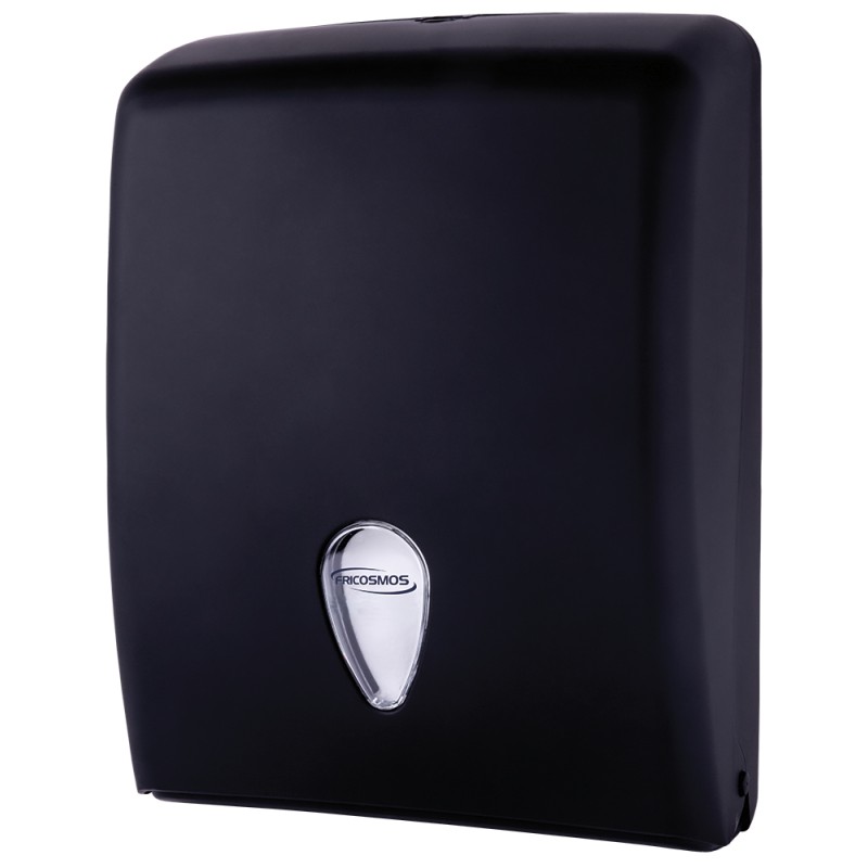 Dispensador de toallas Z negro mate 600 serv. Serie Black