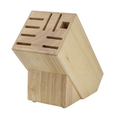 Soporte de madera para cuchillos 9 ranuras Vogue d738