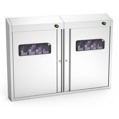 Armario esterilizador de U.V. de 996x120x722 mm.