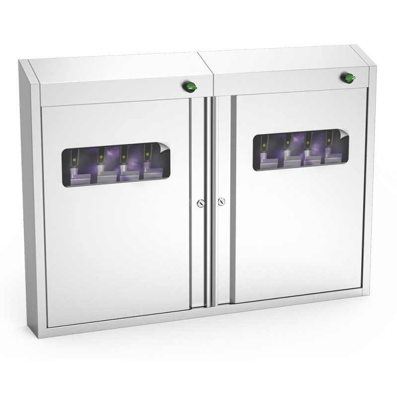 Armario esterilizador de U.V. de 996x120x722 mm