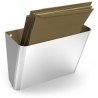 Dispensador de bolsas de papel reciclado / Papelera