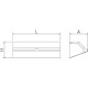 Dispensador de bolsas en rollo 375x140x125 mm