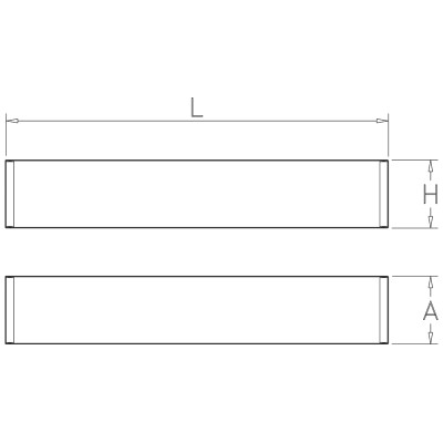 Soporte cuadrado para cafeteras 450x80x80 mm.