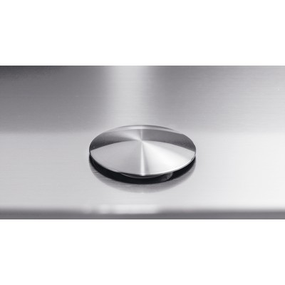 Lavabo rectangular inoxidable de sobre encimera para baño