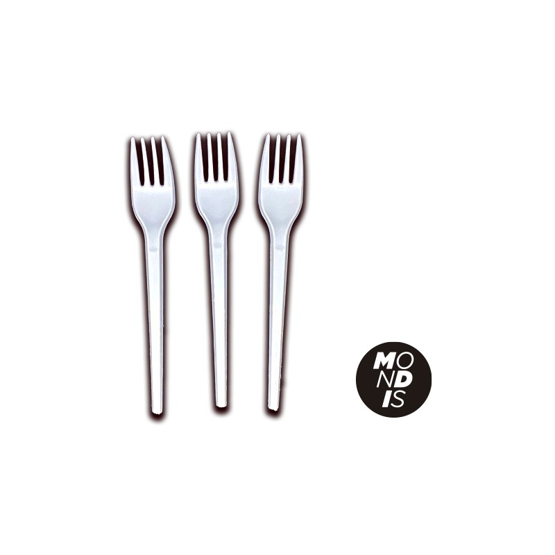 Tenedor plástico reutilizable. Modelo: TEN112