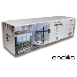 Soporte articulado doble para monitores